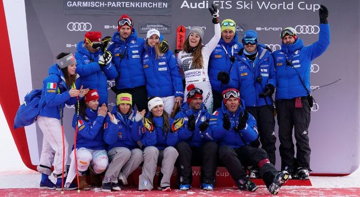 Sci A Garmisch ancora Sofia Goggia, delusione Brignone Sci A Garmisch ancora Sofia Goggia, delusione Brignone