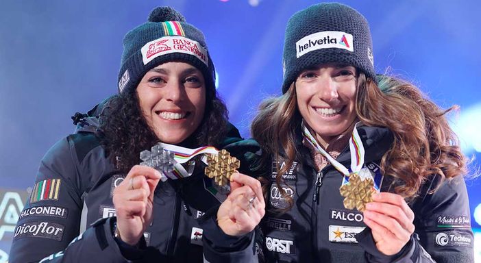 Brignone e Bassino in pista a Cervinia insieme ai gigantisti di Cdm