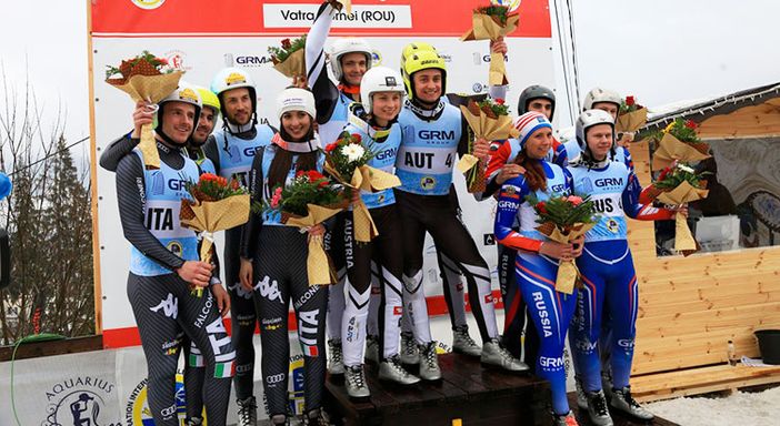 Slittino: Italia argento su pista naturale a Vatra Dornei Slittino: Italia argento su pista naturale a Vatra Dornei