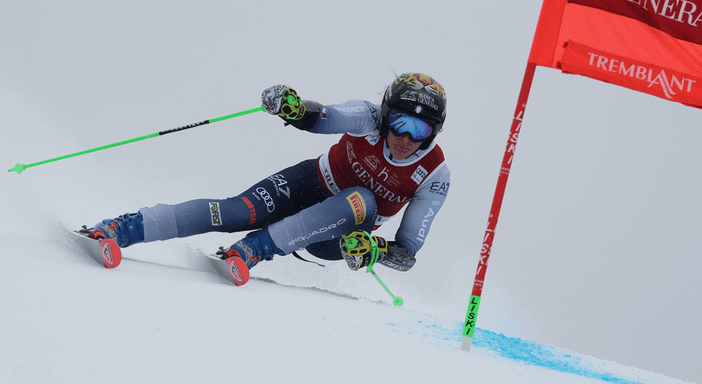 Federica Brignone in azione Federica Brignone in azione