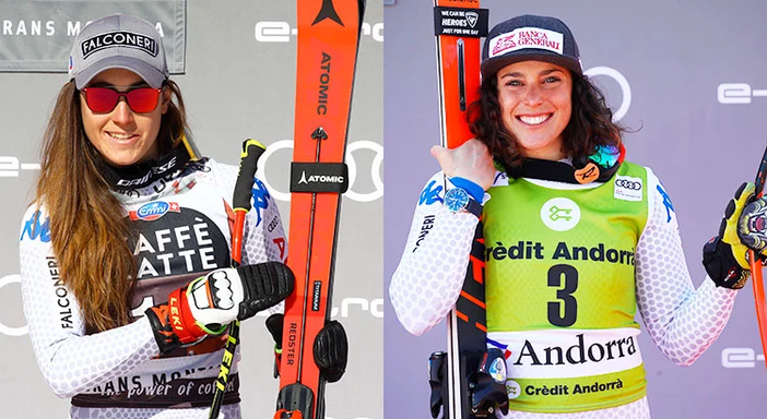 Sci: Brignone in allenamento a Livigno