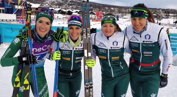 La nostra Elisa Brocard, seconda da sn. La nostra Elisa Brocard, seconda da sn.