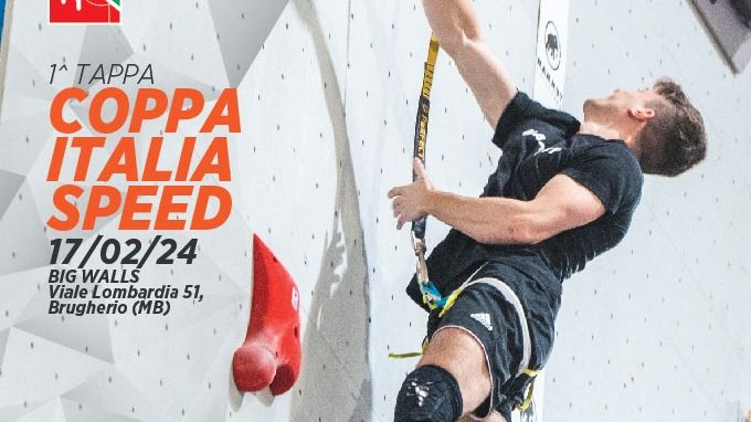 Riparte lo spettacolo dell'arrampicata sportiva di velocità