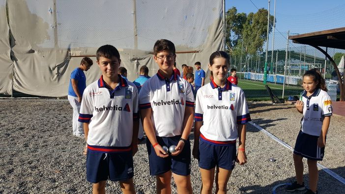 Emile Neyroz, Federico Golfetto e Alessia Vuillermoz