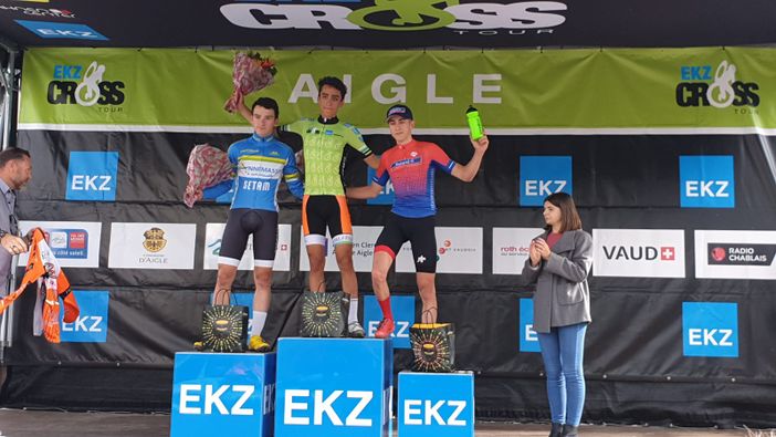 Ciclismo: Grande Filippo Agostinacchio nell’Ekz Cross di Aigle Ciclismo: Grande Filippo Agostinacchio nell’Ekz Cross di Aigle