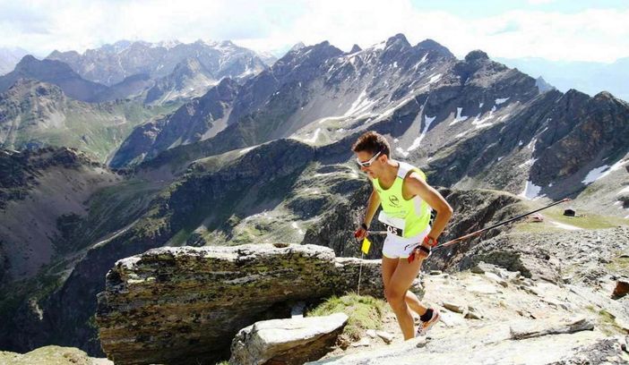 Denis Brunod in un passaggio del Vertical (archivio) Denis Brunod in un passaggio del Vertical (archivio)