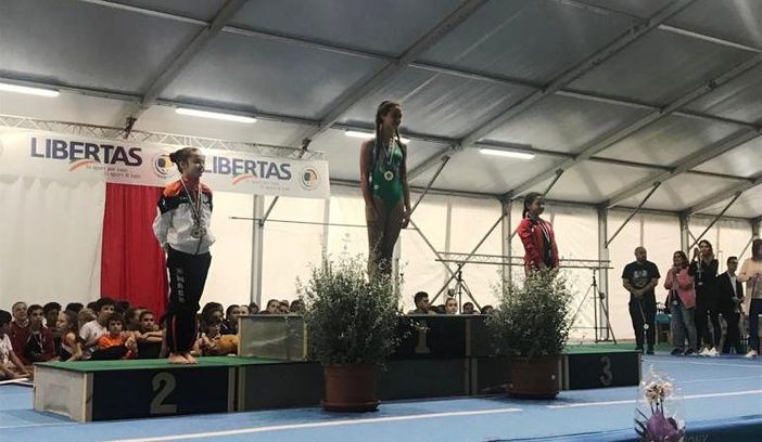 La vittoria di Ilaria Ciervo al volteggio La vittoria di Ilaria Ciervo al volteggio
