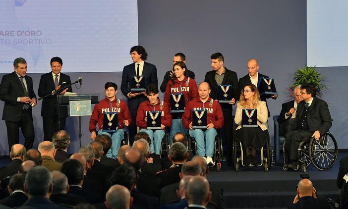 A destra nella foto il presidente Rudy Picchiottino con Andrea Arnaldi