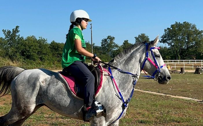Giorgia Pisano con Zagaia dei Laghi Giorgia Pisano con Zagaia dei Laghi