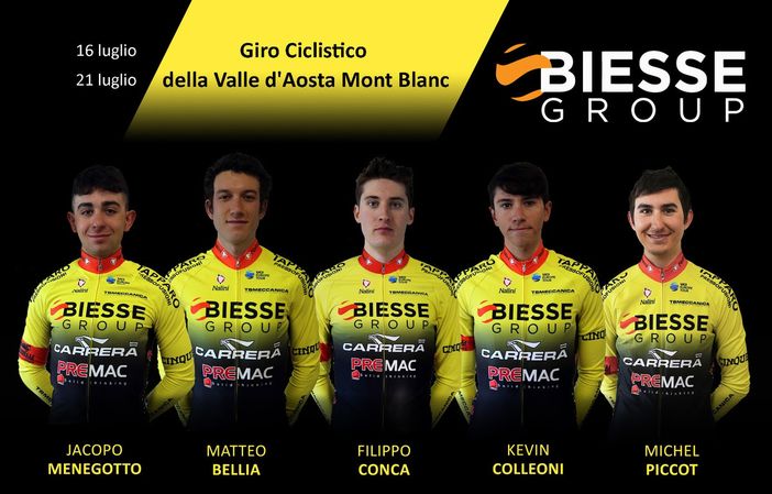 GIRO DELLA VALLE: La Biesse Carrera  al via con Michel Piccot e i suoi assi