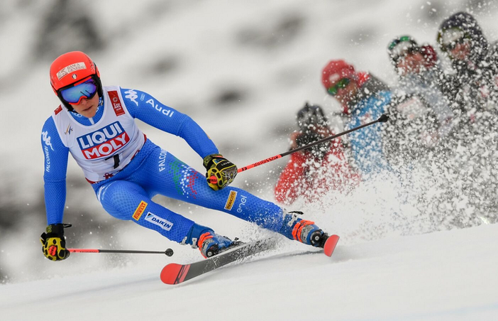 Sci: Brava Federica Brignone, terza nel gigante. Sci: Brava Federica Brignone, terza nel gigante.