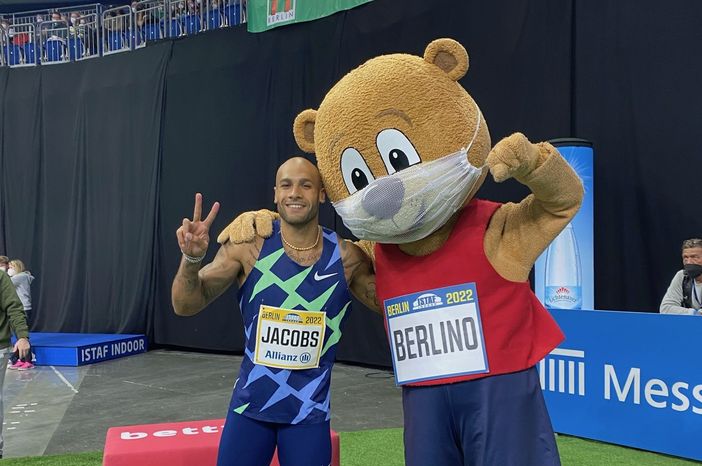Marcell Jacobs (foto Istaf Indoor) Marcell Jacobs (foto Istaf Indoor)