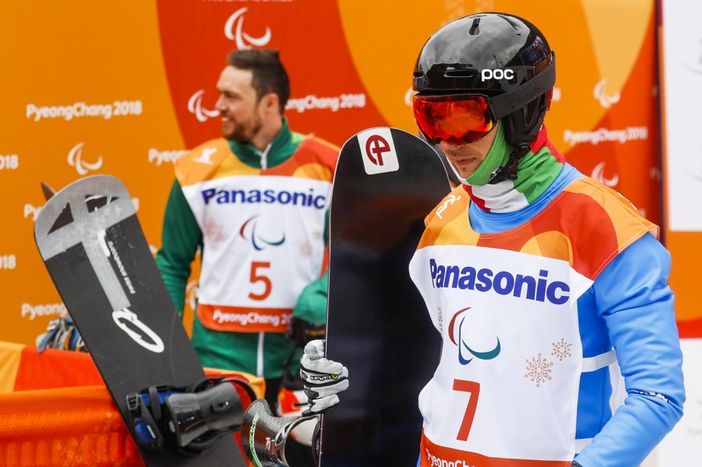 Coppa del Mondo di ParaSnowboard: Jacopo Luchini impegnato a La Molina