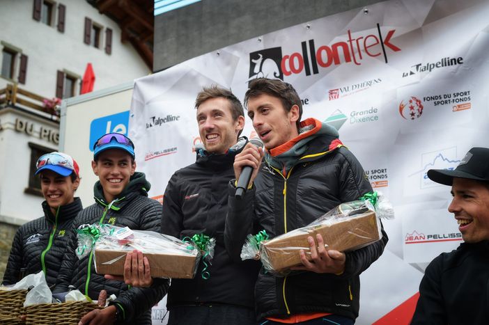 Xavier Chevrier ed Henri Aymonod festeggiano la vittoria