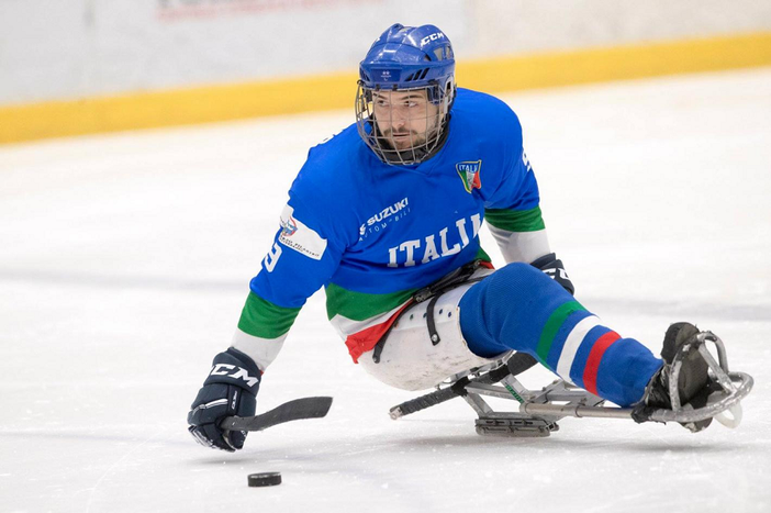 Para ice hockey. Sandro Kalegaris, il bomber azzurro che gioca duro e pesca tonni da record in mare aperto Para ice hockey. Sandro Kalegaris, il bomber azzurro che gioca duro e pesca tonni da record in mare aperto