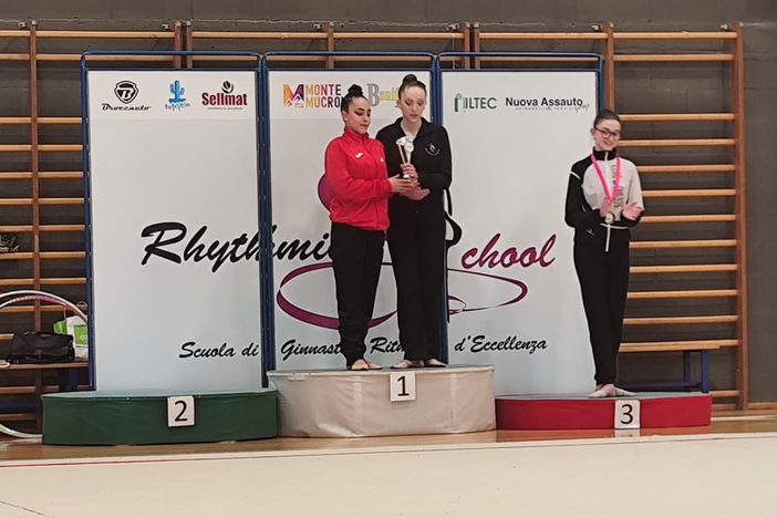 Ritmica: Matilde Lo Verso sul podio Junior 2 di Candelo Ritmica: Matilde Lo Verso sul podio Junior 2 di Candelo