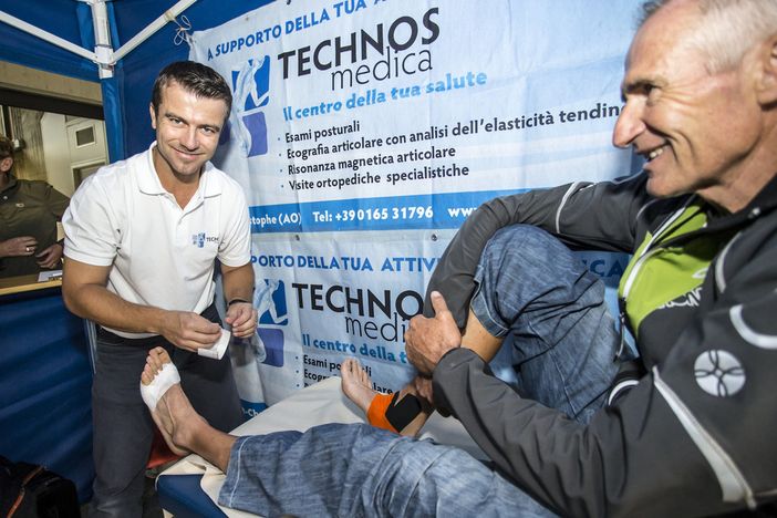 Marco Patacchini rimetto in sesto Stefano Jeantet al Tor des Geants Marco Patacchini rimetto in sesto Stefano Jeantet al Tor des Geants