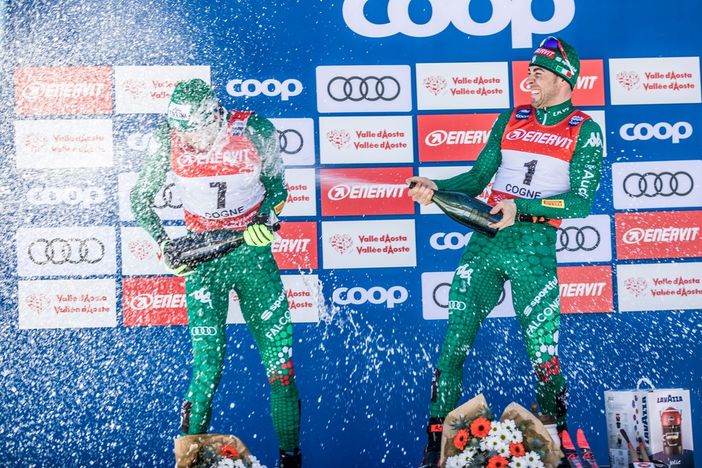 Festa sul podio per i campioni valdostani Festa sul podio per i campioni valdostani