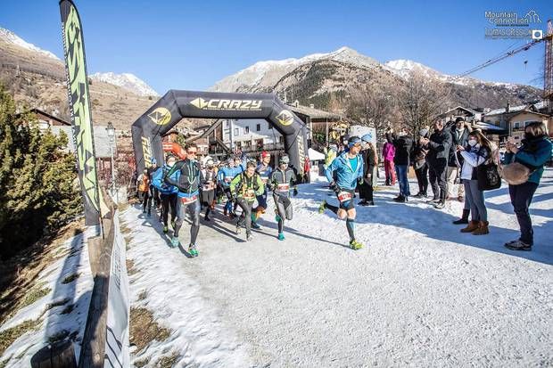 Partenza Cogne Snow Run (foto Pession)