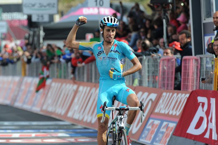 Fabio Aru al traguardo Fabio Aru al traguardo
