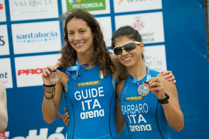 Charlotte Bonin con Anna Barbaro Charlotte Bonin con Anna Barbaro