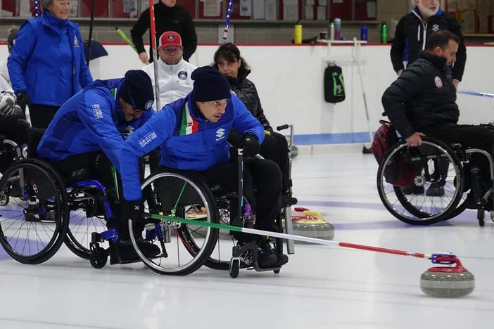 WHEELCHAIR CURLING Mondiali Gruppo B: un k.o. e una vittoria per l'Italia nella quarta giornata WHEELCHAIR CURLING Mondiali Gruppo B: un k.o. e una vittoria per l'Italia nella quarta giornata