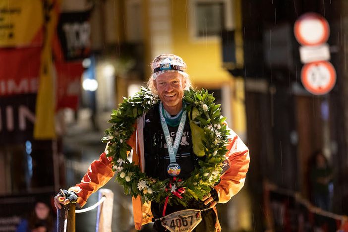 L'arrivo di Sebastien Raichon a Courmayeur L'arrivo di Sebastien Raichon a Courmayeur