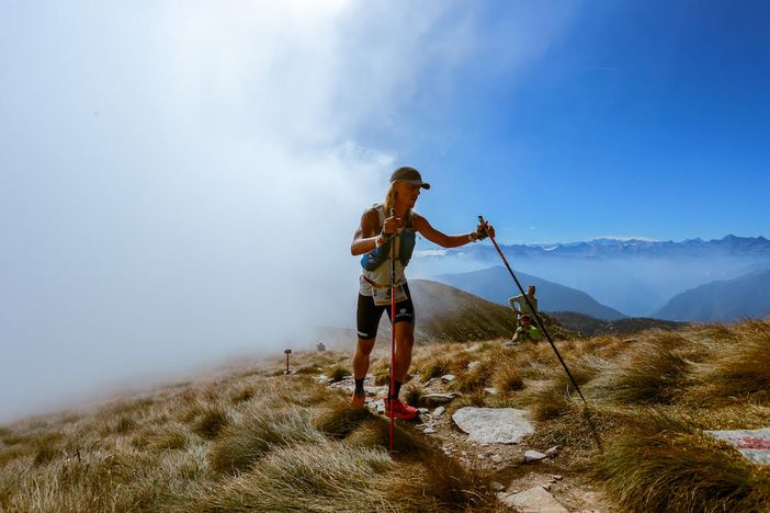 Roman Ficek verso il Rifugio Coda Roman Ficek verso il Rifugio Coda