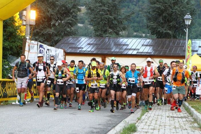 Partenza di una gara del Défi Vertical Partenza di una gara del Défi Vertical