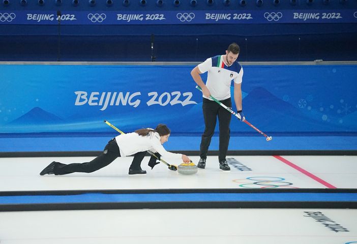PECHINO 2022: CURLING DOPPIO MISTO: un'Italia inarrestabile fa 6 su 6 e vola in semifinale!