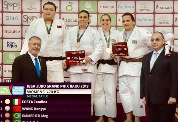 Grand Prix IBSA di Judo. A Baku splende l'oro di Carolina Costa Grand Prix IBSA di Judo. A Baku splende l'oro di Carolina Costa