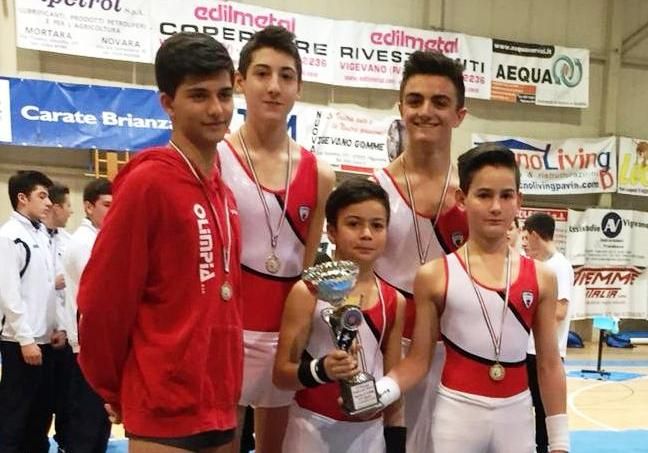 La squadra maschile LE Open: Gabriele Lupieri, Tommaso Morra Di Cella, Alessandro Ledda, Ruben Vitulli e Lorenzo Mattana