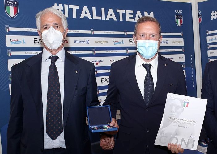 Da sn Giovanni Malagò e Jean Dondeynaz