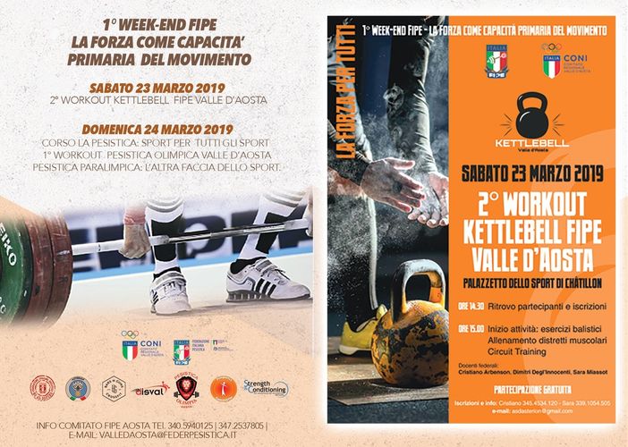 Pesistica: I° Week-end FIPE “La forza come capacità primaria del movimento”