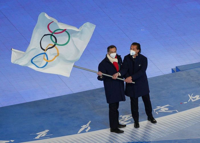 I sindaci Sala e Ghedina