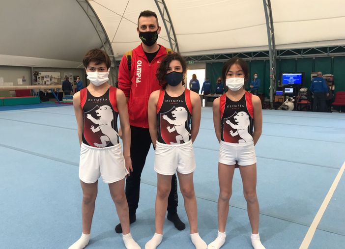 Ruben Vitulli, Gabriel Fuccio e Kien Fogliadini con Andrea Dondeynaz Ruben Vitulli, Gabriel Fuccio e Kien Fogliadini con Andrea Dondeynaz