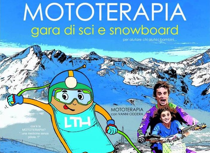 A La Thuile Sabato 2 aprile GARA DI SCI SOLIDALE per sostenere la MOTOTERAPIA