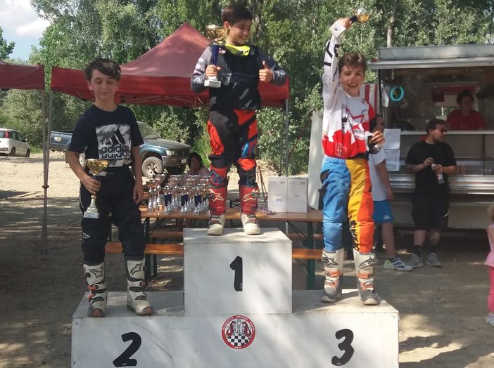 Nicolò Adage sul terzo gradino del podio