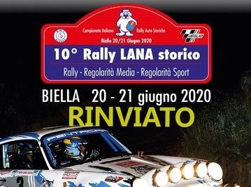 Rally: Rinviato il decimo 'Lana Storico' di Biella Rally: Rinviato il decimo 'Lana Storico' di Biella