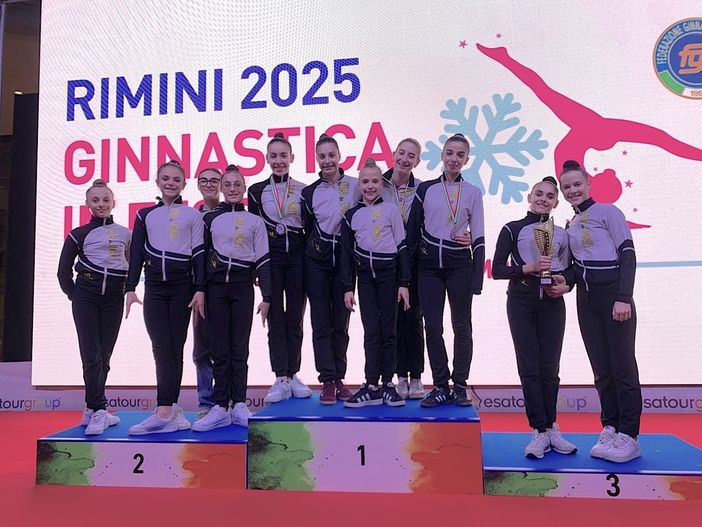Le Allieve del Club des Sports trionfano a Rimini: successo nel Torneo Winter Club LD di ginnastica ritmica