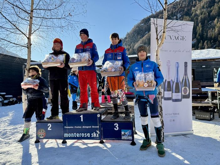 Sci alpino: il Club de Ski vince il Trofeo Cuvage a Champoluc Sci alpino: il Club de Ski vince il Trofeo Cuvage a Champoluc