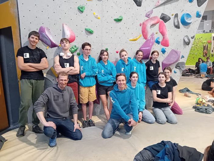 Da sn: Giacomo Zaninetti, Michael Fassino, Alessandro Bonin, Greta Baccon, Amelie Girod, Alisée Calvel, Alessia Raspo. Da sn: Giacomo Zaninetti, Michael Fassino, Alessandro Bonin, Greta Baccon, Amelie Girod, Alisée Calvel, Alessia Raspo.