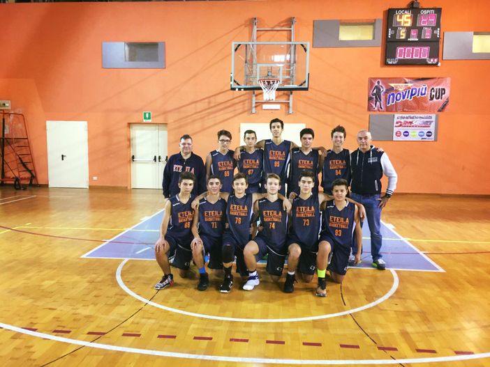 Basket: U16, l'Eteila di Artuso vince sul difficile campo di Vigliano