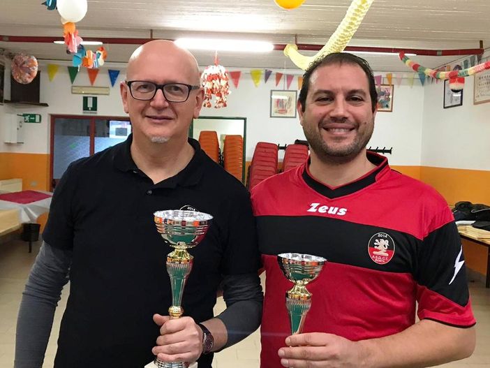 Da sn. Arturo Azzaro (2° classificato) e Filippo Filippella (3° classificato)