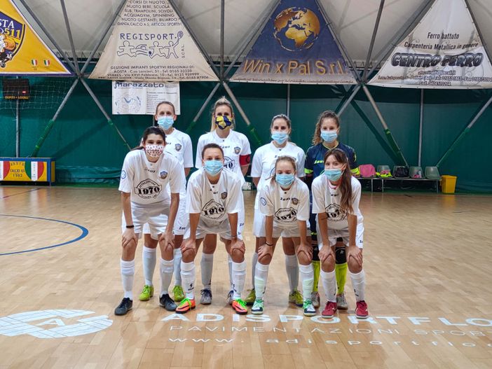La formazione dell'Aosta 511 fustal femminile di serie C
