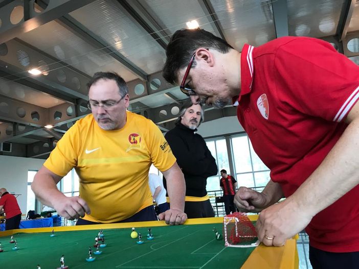 Francesco Zolfanelli impegnato nel Gran Slam di Benevento