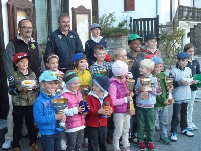 I piccoli premiati alla manifestazione