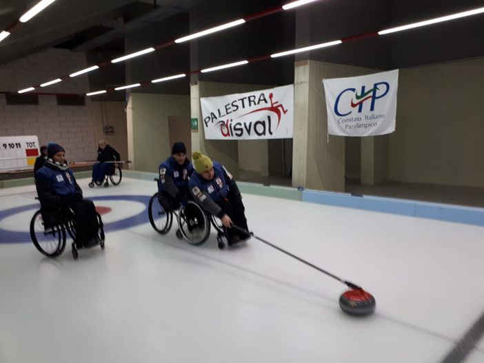 Weelchair Curling: Disval asd in lotta per titolo italiano Weelchair Curling: Disval asd in lotta per titolo italiano
