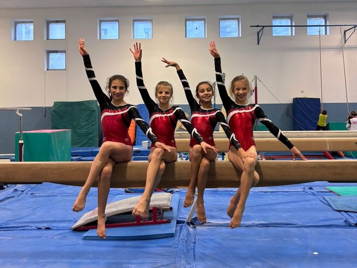 Gaia Petrera, Margot Vallet, Luna Donatelli e Noelie Benato Gaia Petrera, Margot Vallet, Luna Donatelli e Noelie Benato