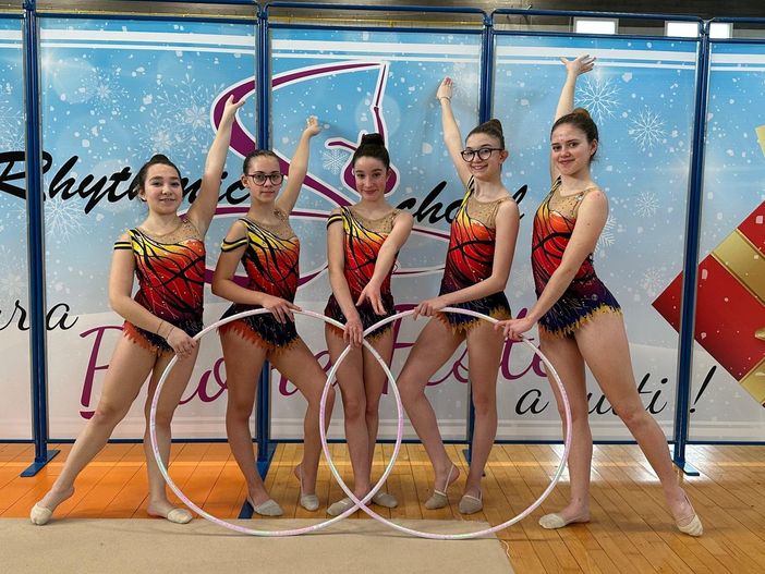 Ritmica: il Club des Sports tre volte sul podio a Candelo